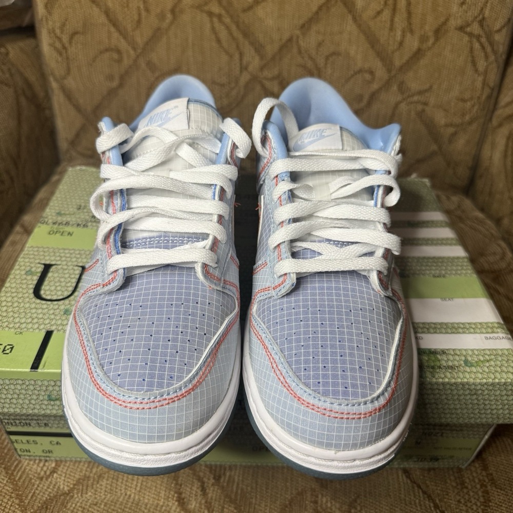 Nike Dunk Low Union Passport Pack Argon Size 8 DJ9649-400 W/Box Very Nice!‎ - Picture 5 of 9